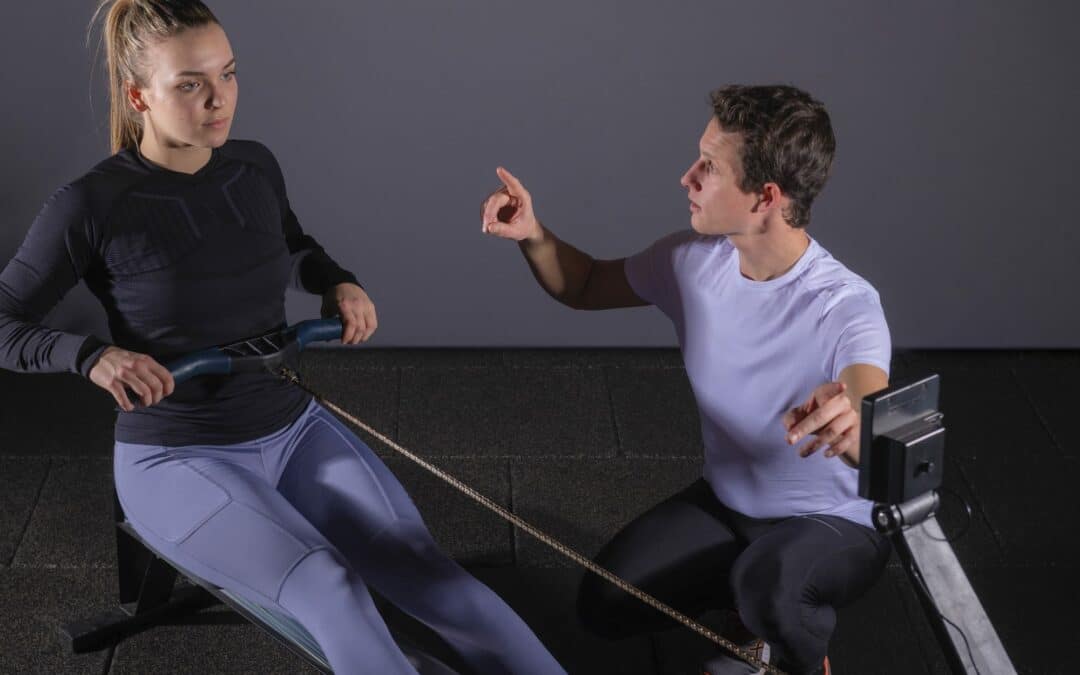 Entraînement sur rameur pour les débutants