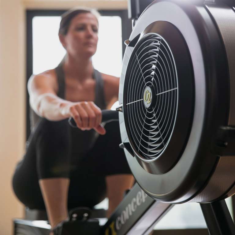 RowErg-sq bon geste rameur - tirage poignee