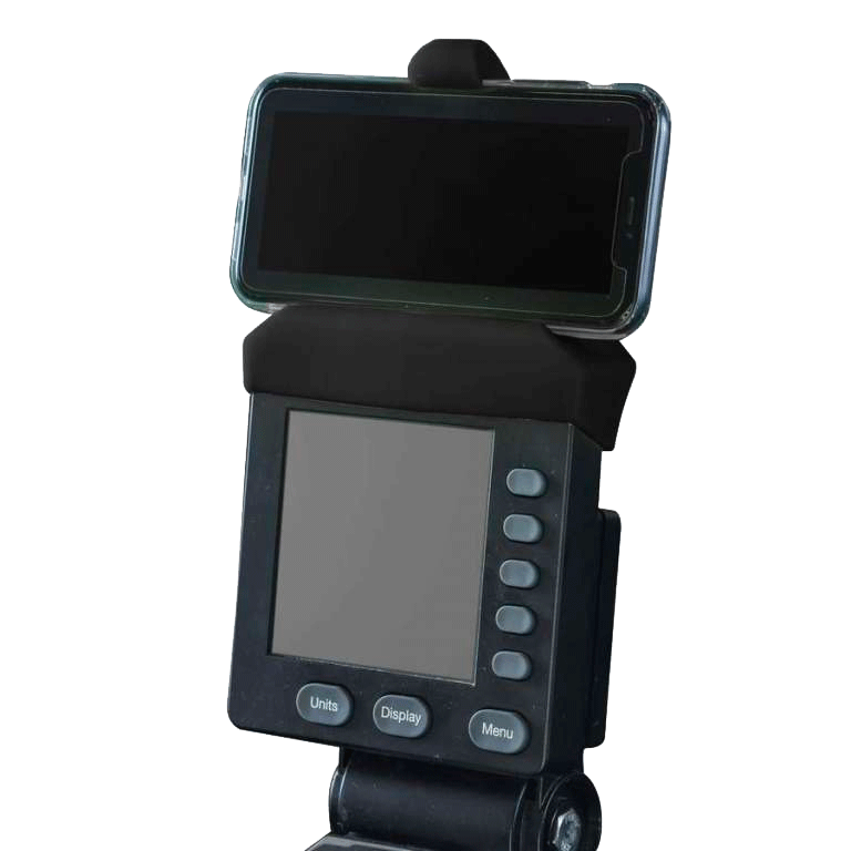 Support-smartphone bon geste rameur - tirage poignee