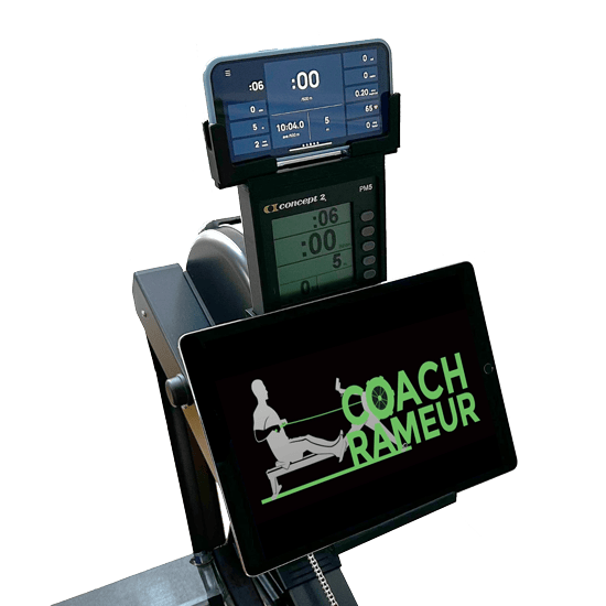 support-la-totale-kit-pm5-tablette-coach-rameur bon geste rameur - tirage poignee